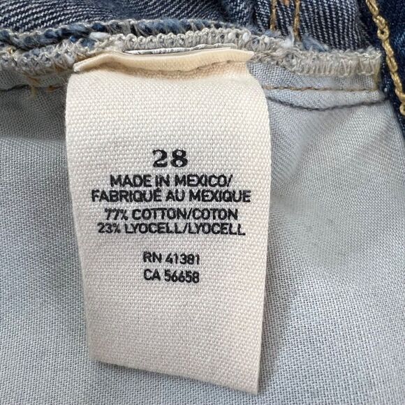 Denim & Supply Ralph Lauren Womens Denim Mini Skirt Size 28 Frayed Hem - Picture 11 of 12